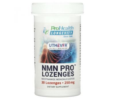 ProHealth Longevity, NMN Pro Lozenges, 250 mg, 30 Lozenges