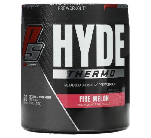ProSupps, Hyde Thermo, Metabolic Energizing Pre Workout, Fire Melon, 7.51 oz (213 g)