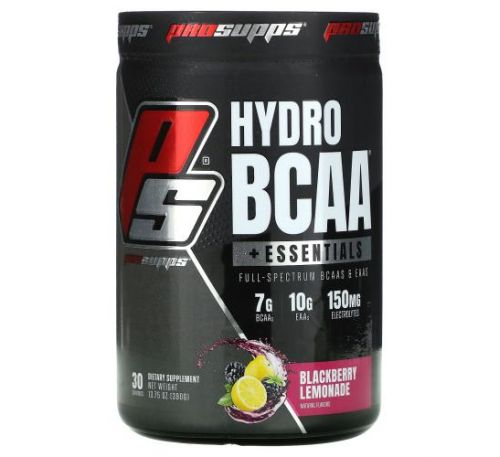 ProSupps, Hydro BCAA + Essentials, Blackberry Lemonade, 13.75 oz (390 g)