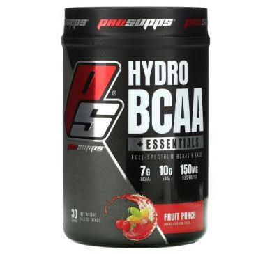 ProSupps, Hydro BCAA + Essentials, фруктовий пунш, 414 г (14,6 унції)