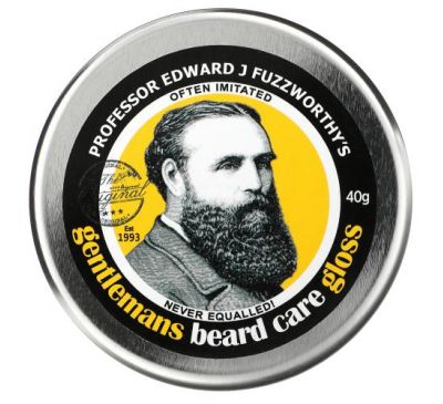 Professor Fuzzworthy's, Gentlemans Beard Care Gloss, 40 g