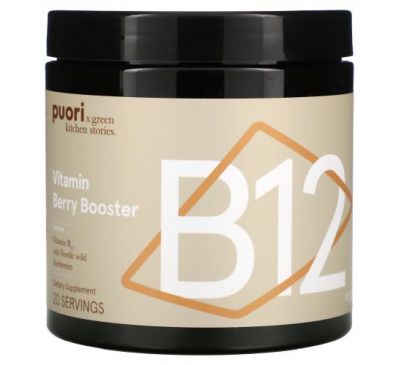 Puori, Vitamin B12 Berry Booster, 20 Sticks