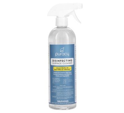 Puracy, Disinfectant Surface Cleaner, Free & Clear, 25 fl oz (739 ml)