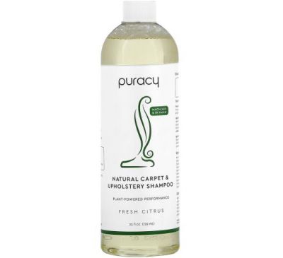 Puracy, Natural Carpet & Upholstery Shampoo, Fresh Citrus, 25 fl oz (739 ml)