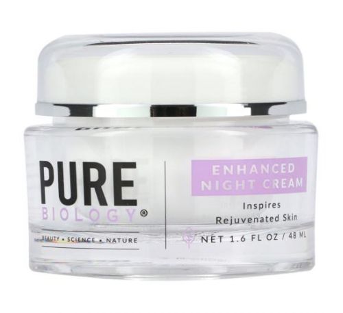 Pure Biology, Enhanced Night Cream, 1.6 fl oz (48 ml)