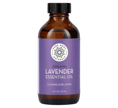 Pure Body Naturals, Essential Oil, Lavender , 4 fl oz (120 ml)