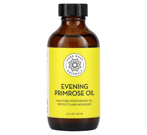 Pure Body Naturals, Evening Primrose Oil, 4 fl oz (120 ml)