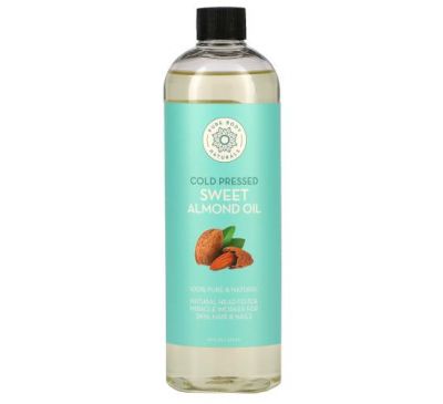Pure Body Naturals, Sweet Almond Oil, 16 fl oz (473 ml)