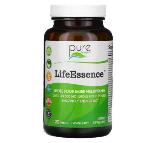 Pure Essence, LifeEssence, 120 Tablets