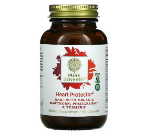 Pure Synergy, Heart Protector, 60 Capsules