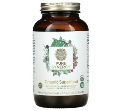 Pure Synergy, Органический порошок из суперфудов, 180 г (6,3 унции)
