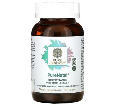 Pure Synergy, PureNatal, 120 Tablets