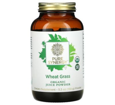 Pure Synergy, Wheat Grass, Organic Juice Powder, 5.3 oz ( 150 g)