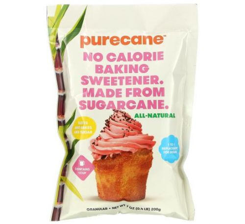 Purecane, No Calorie Baking Sweetener, 7 oz (200 g)