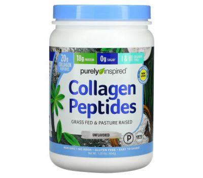 Purely Inspired, Collagen Peptides, Unflavored, 1 lb (454 g)
