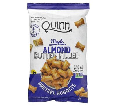 Quinn Popcorn, Pretzel Nuggets, Maple Almond Butter Filled , 5.0 oz (141 g)