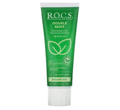 R.O.C.S., Double Mint Toothpaste,  3.3 oz (94 g)