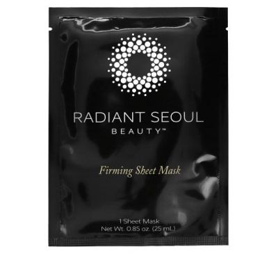 Radiant Seoul, тканинна маска для пружності шкіри, 1 шт., 25 мл (0,85 унції)