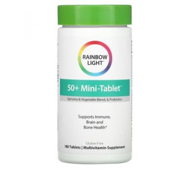 Rainbow Light, 50+ Mini-Tablet, 180 Tablets