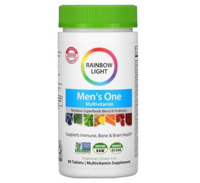 Rainbow Light, Men's One Multivitamin, 90 Tablets