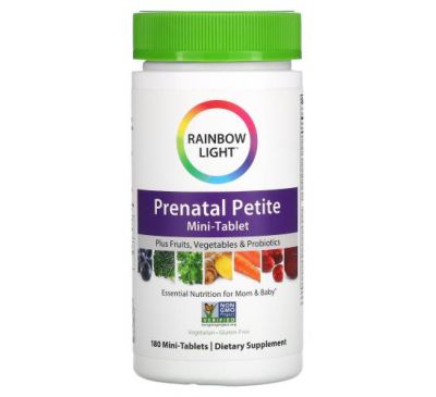 Rainbow Light, Prenatal Petite Mini-Tablet, 180 Mini-Tablets