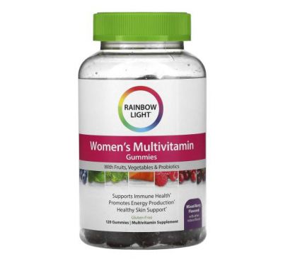 Rainbow Light, Women's Multivitamin, Mixed Berry, 120 Gummies