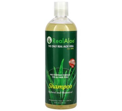 Real Aloe, шампунь, для всіх типів волосся, 473 мл (16 рідк. унцій)