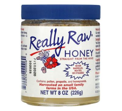 Really Raw Honey, Натуральный мед, 226 г (8 унций)