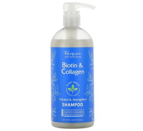 Renpure, Biotin & Collagen Shampoo, 24 fl oz (710 ml)