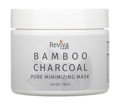 Reviva Labs, Bamboo Charcoal, Pore Minimizing Beauty Mask, 2 oz (55 g)