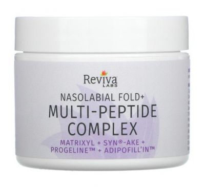 Reviva Labs, Nasolabial Fold+, Multi-Peptide Complex, 2 oz (55 g)
