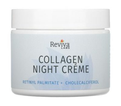 Reviva Labs, нічний крем з колагеном, 55 г (2 унції)