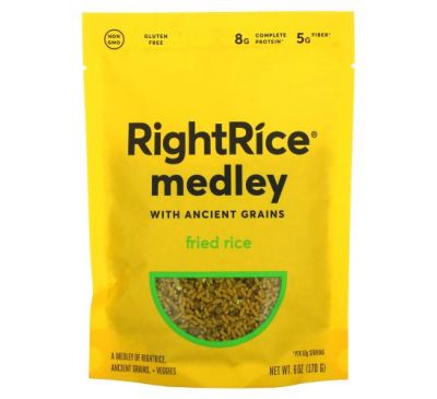RightRice, Medley with Ancient Grains, Fried Rice, 6 oz (170 g)