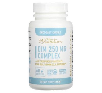 SMNutrition, DIM Complex , 250 mg , 60 Capsules