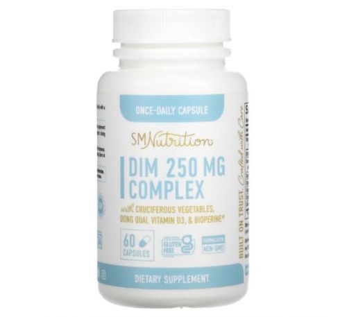 SMNutrition, DIM Complex , 250 mg , 60 Capsules