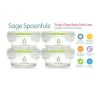 Sage Spoonfuls, Tough Glass Bowls, 4 Pack, 7 oz (210 ml) Each