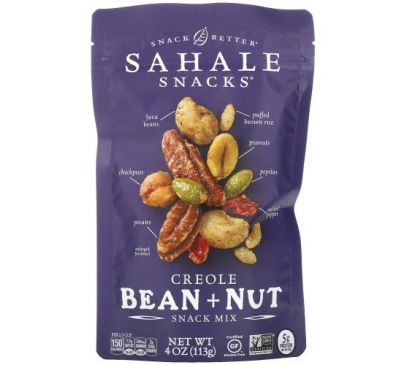 Sahale Snacks, Snack Mix, Creole Bean + Nut, 4 oz (113 g)