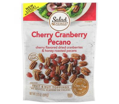 Salad Pizazz!, Fruit & Nut Toppings, Cherry Cranberry Pecano, 3.75 oz (106 g)