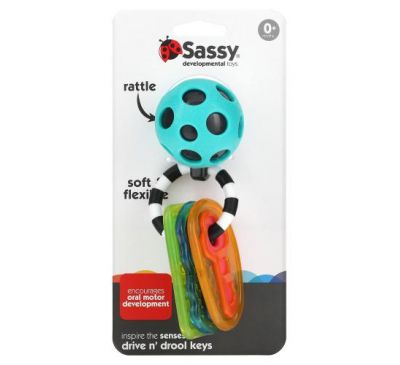 Sassy, Inspire The Senses, Drive N 'Drool Keys, 0+ Months, 1 Count