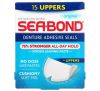 SeaBond, Denture Adhesive Seals, Original, 15 Uppers