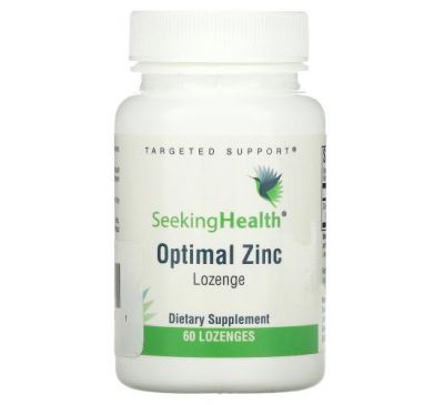 Seeking Health, Optimal Zinc, 60 пастилок
