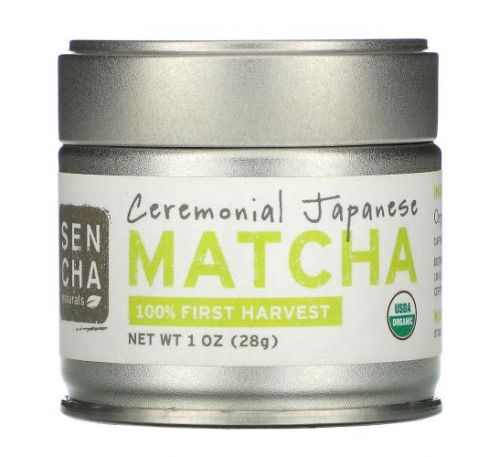 Sencha Naturals, Ceremonial Japanese Matcha, 1 oz (28 g)