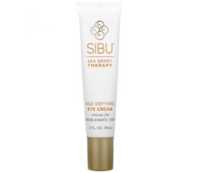 Sibu Beauty, Sea Berry Therapy, Age Defying Eye Cream, Sea Buckthorn Oil, T7, 0.5 fl oz (15 ml)