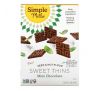 Simple Mills, Seed & Nut Flour Sweet Thins, Mint Chocolate, 4.25 oz (120 g)