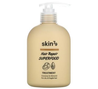 Skin79, Hair Repair Superfood, лечебное средство, кокос и миндаль, 230 мл (7,77 жидк. Унции)