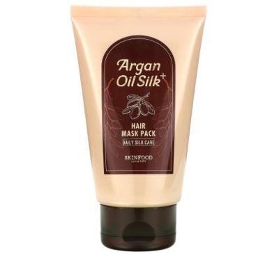 Skinfood, Argan Oil Silk Plus Hair Mask Pack, 6.76 fl oz (200 g)