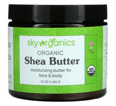 Sky Organics, органическое масло ши, 454 г (16 унций)