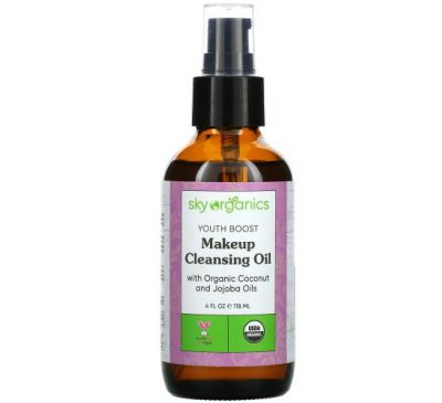 Sky Organics, Youth Boost, Makeup Cleansing Oil, 4 fl oz (118 ml)