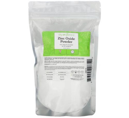 Sky Organics, Zinc Oxide Powder, 16 oz (454 g)