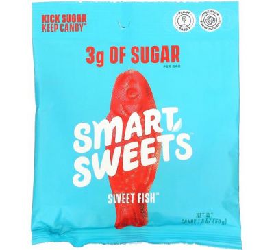 SmartSweets, Sweet Fish, Berry, 1.8 oz (50 g)